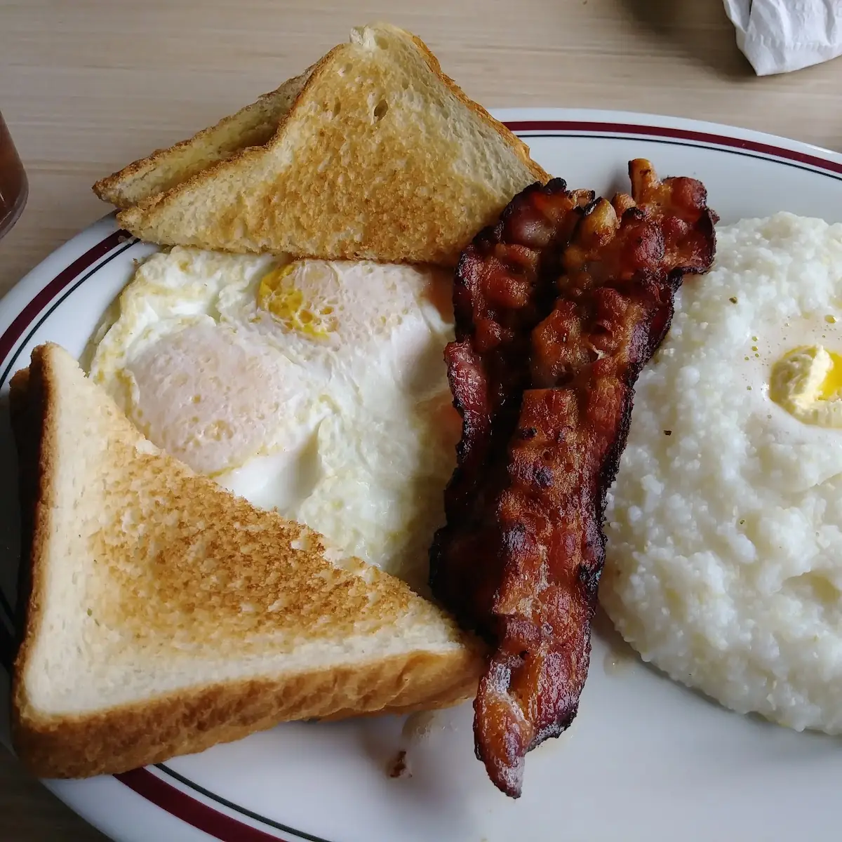 Bacon Egg & Cheese Melt with Grits Combo