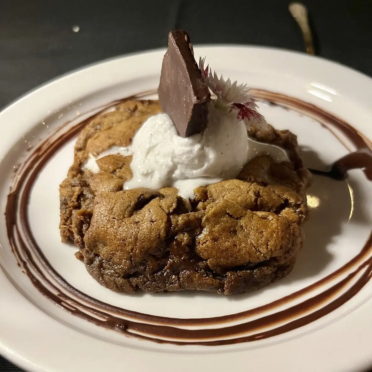 Gooey Chocolate Chip Cookie