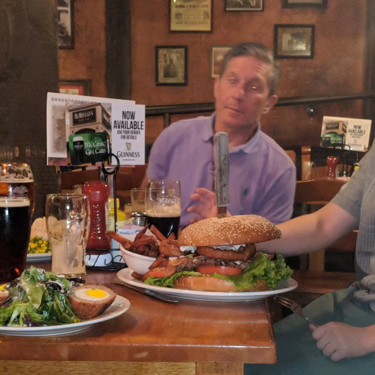 The Irish Monster Burger