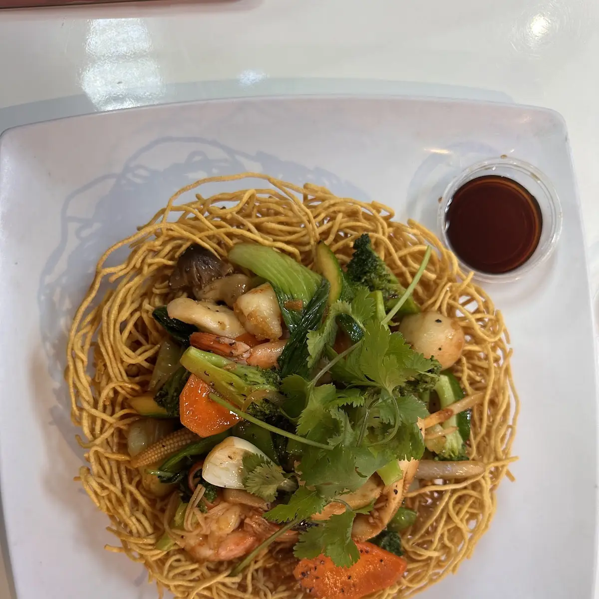 X105. Combination Stir-Fry with Steamed Rice / Cơm Xào Thập Cẩm