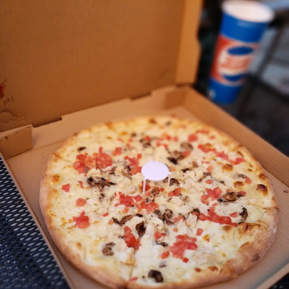 Chicken Alfredo Pizza