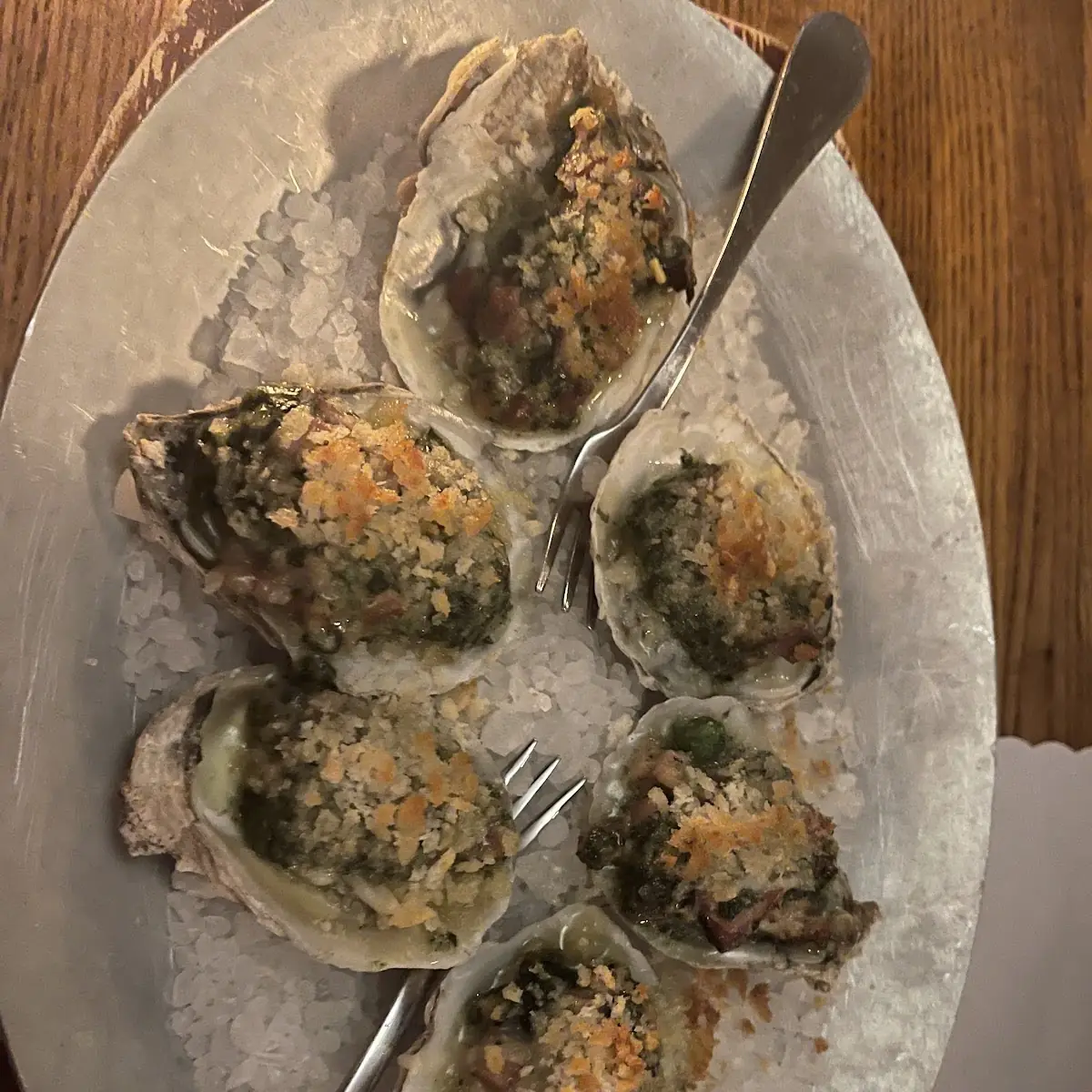 Oysters Rockefeller