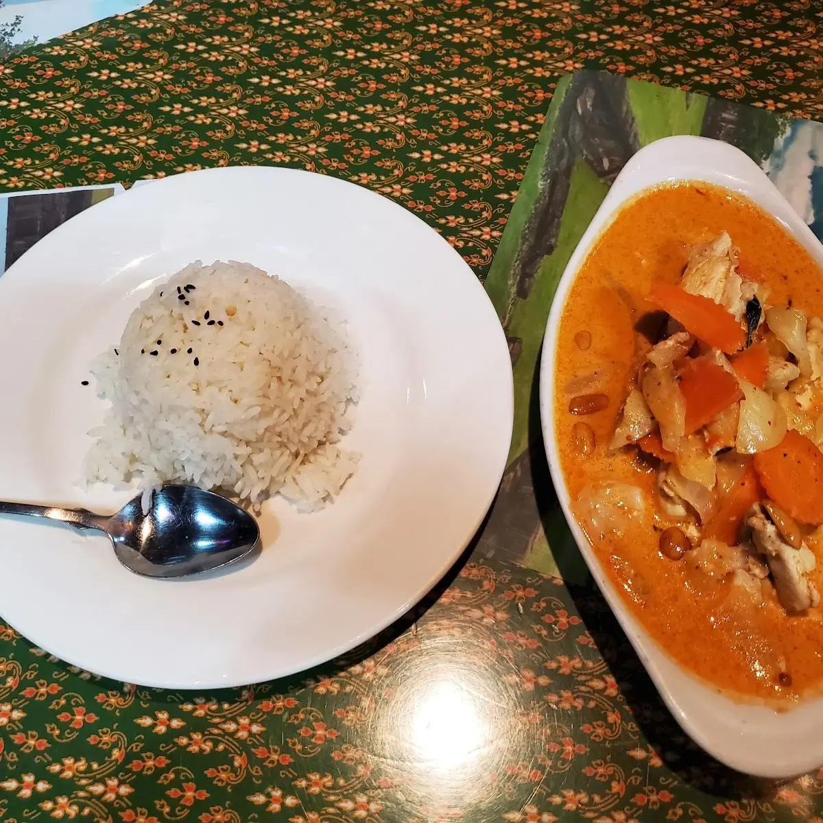 Massaman Curry with White Rice