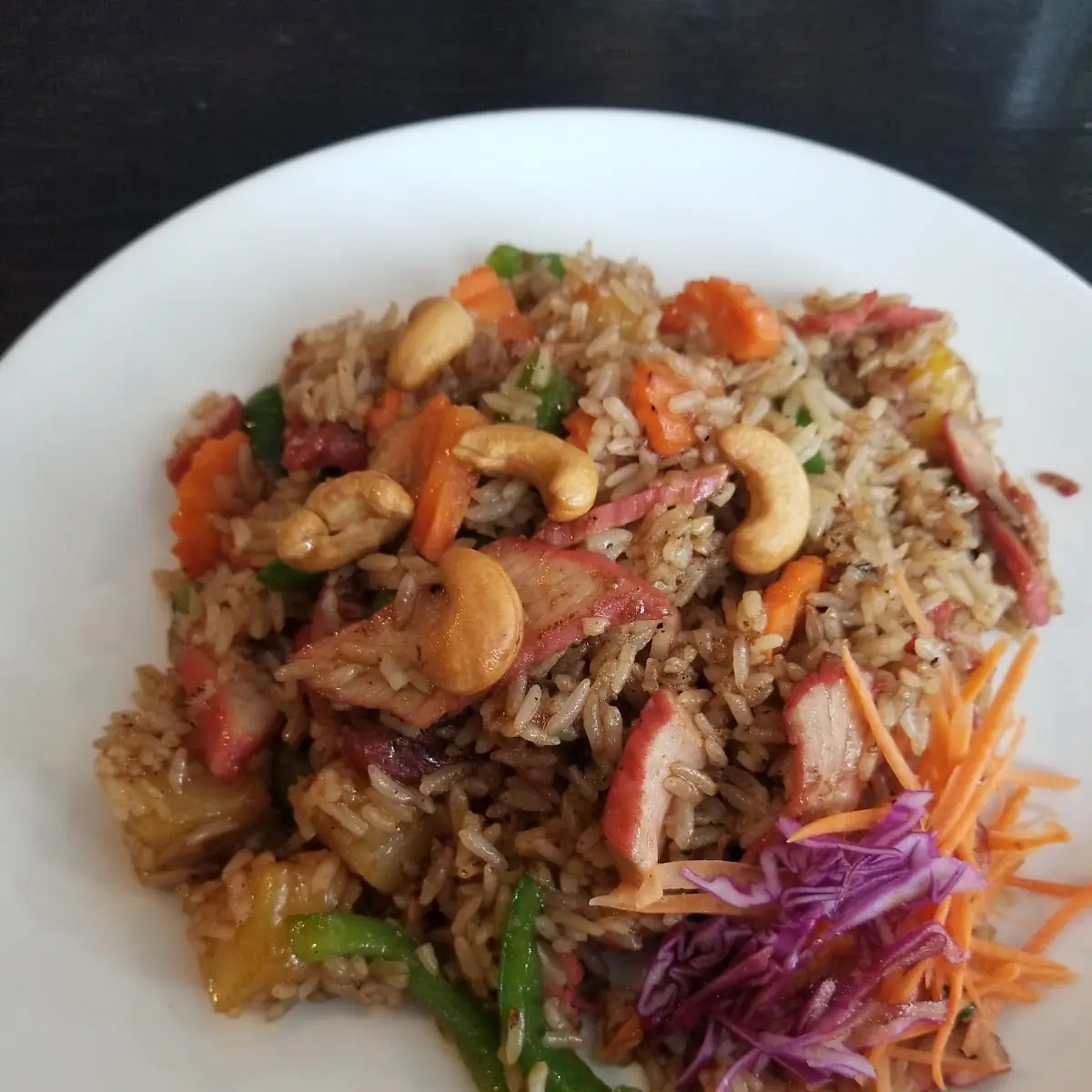 Pineapple Fried Rice with BBQ Pork