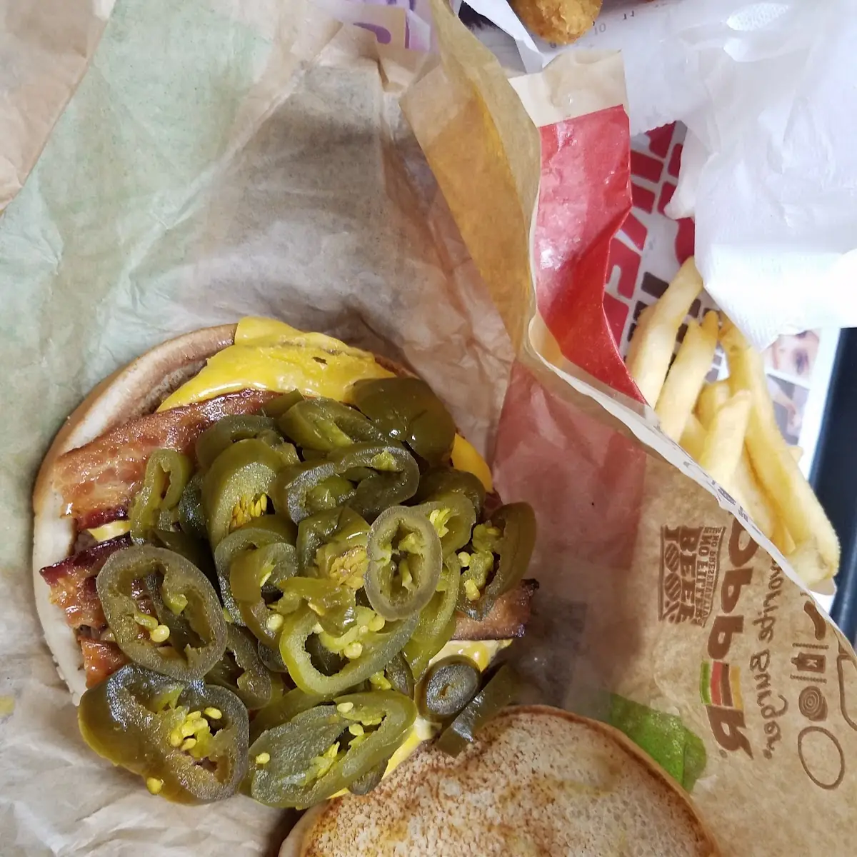 Jalapeño Burger w Extra Jalapeños