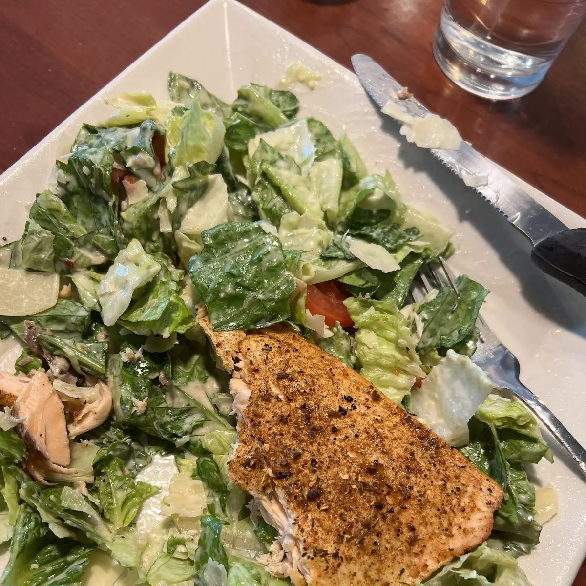 Salmon Caesar Salad