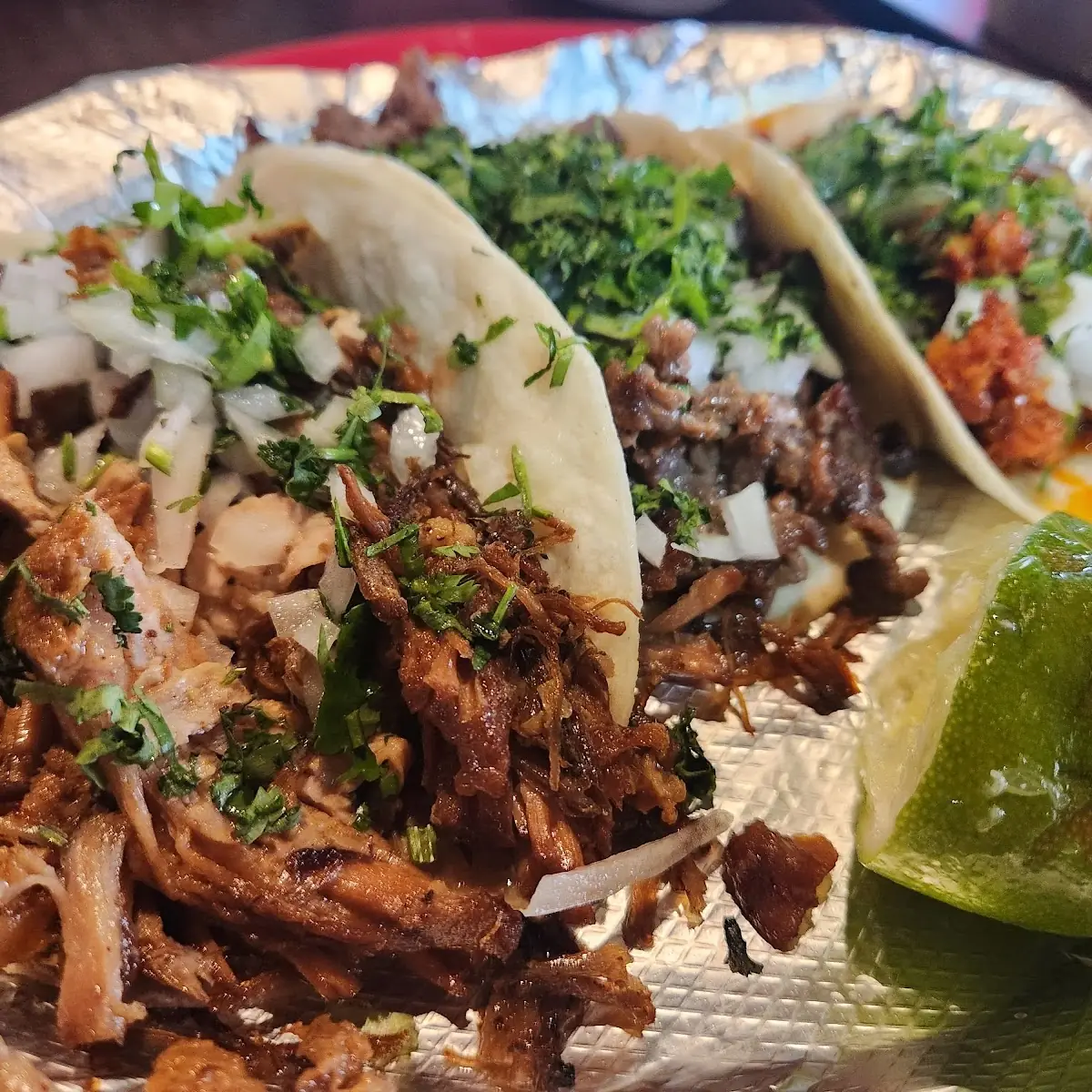 Al Pastor Tacos with Lime
