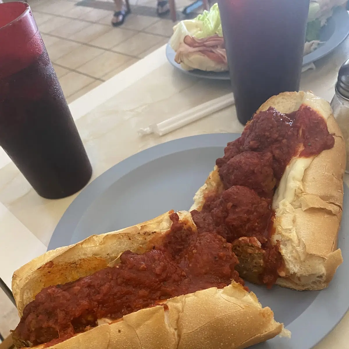 Meatball Parmigiana Sub