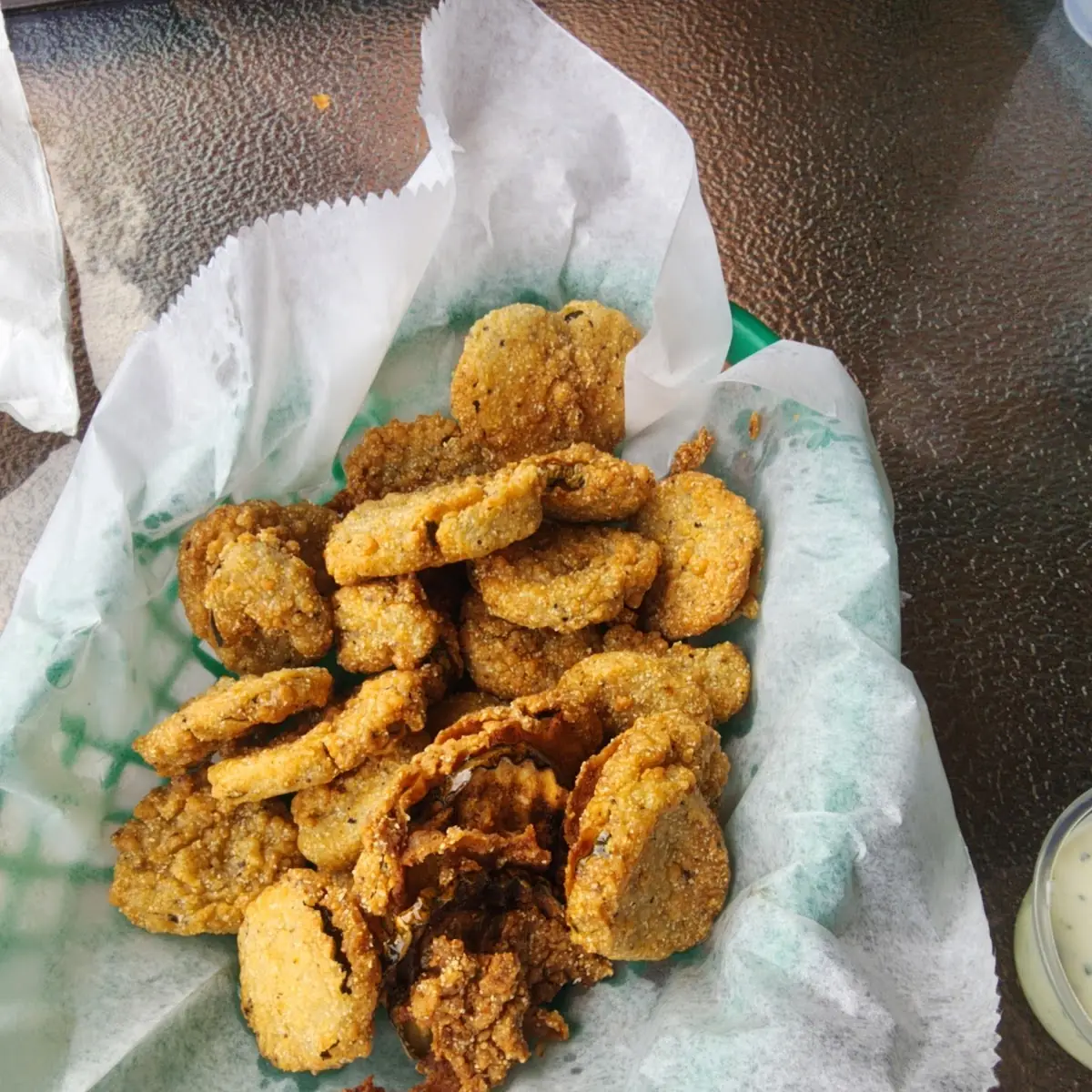 Crispy Fried Okra with Ranch Dip
