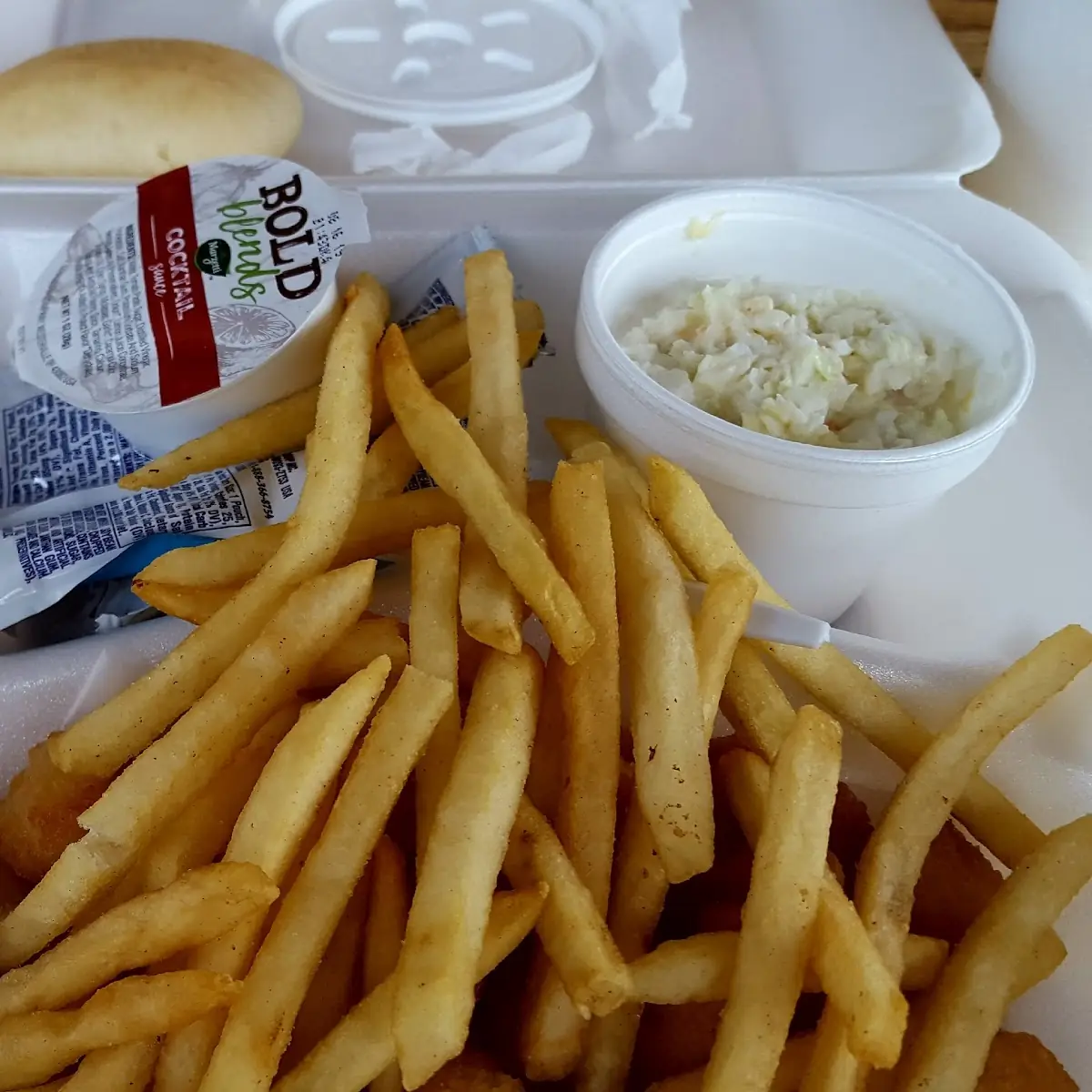 Fried Shrimp with Fries