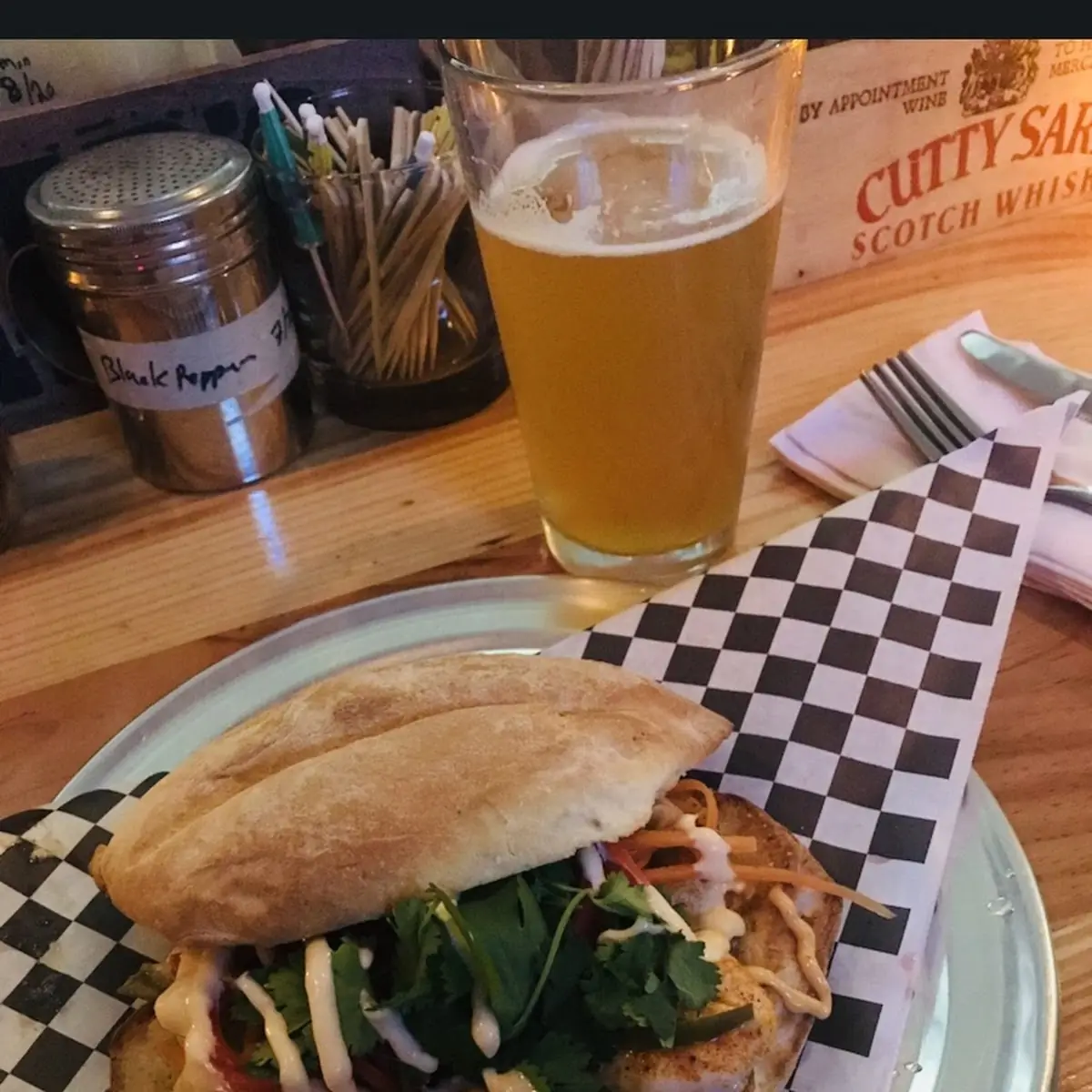 Spicy Shrimp Banh MI
