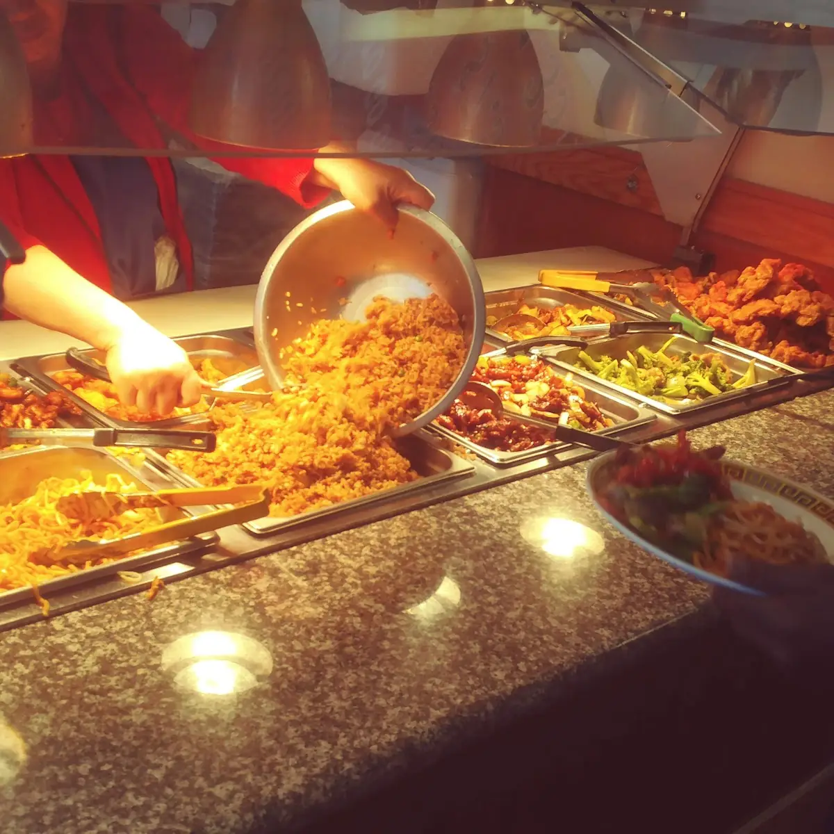 Buffet Tray Multiple Dishes