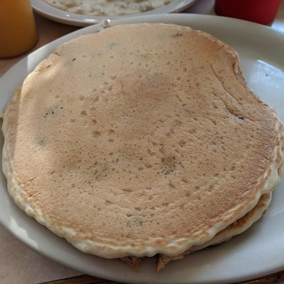 Giant Blueberry Pancakes