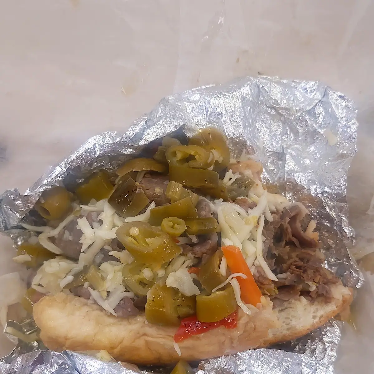 Chicago Italian Beef Sandwich
