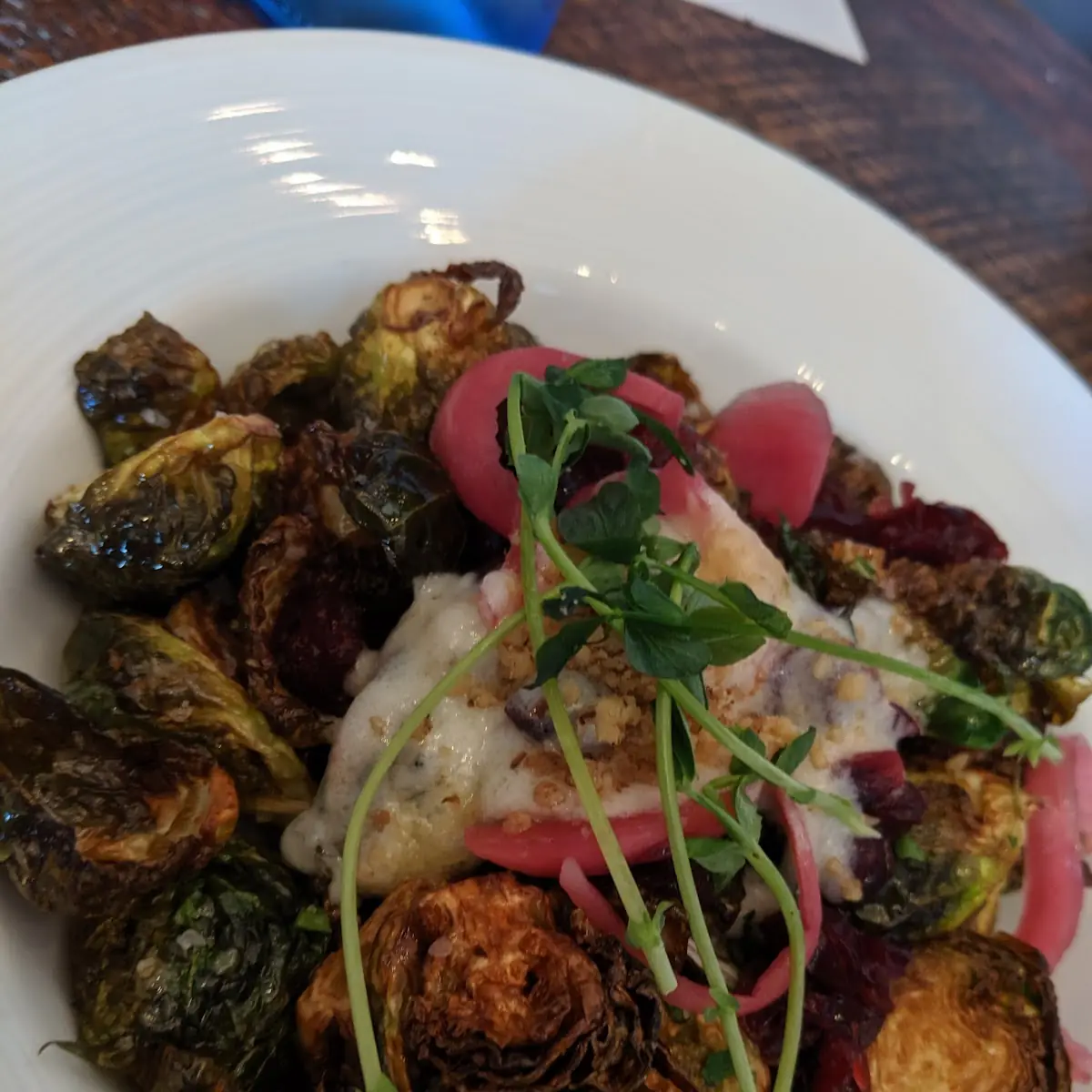 Crispy Brussels Sprouts and Fondue
