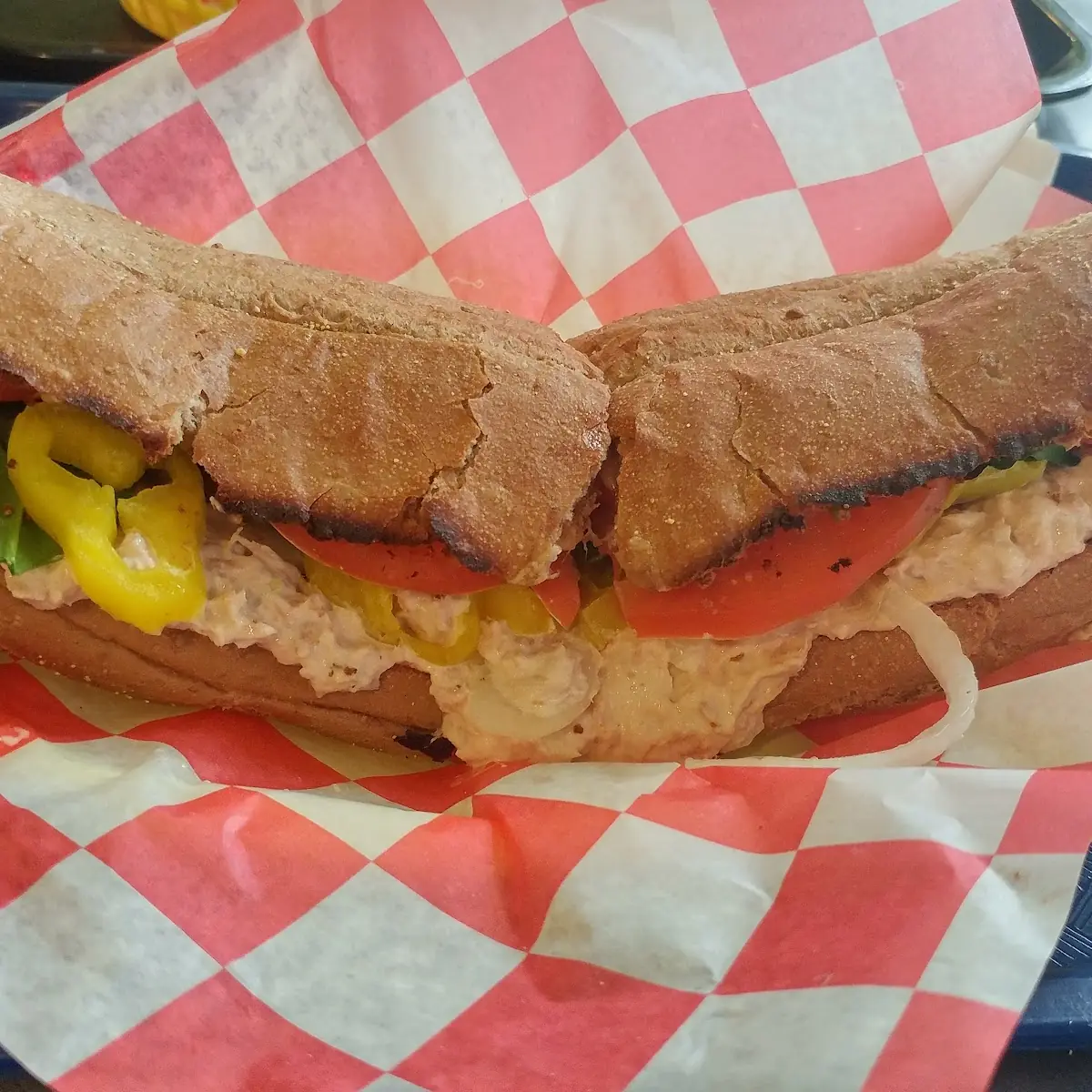 Large Tuna Sandwich on Wheat