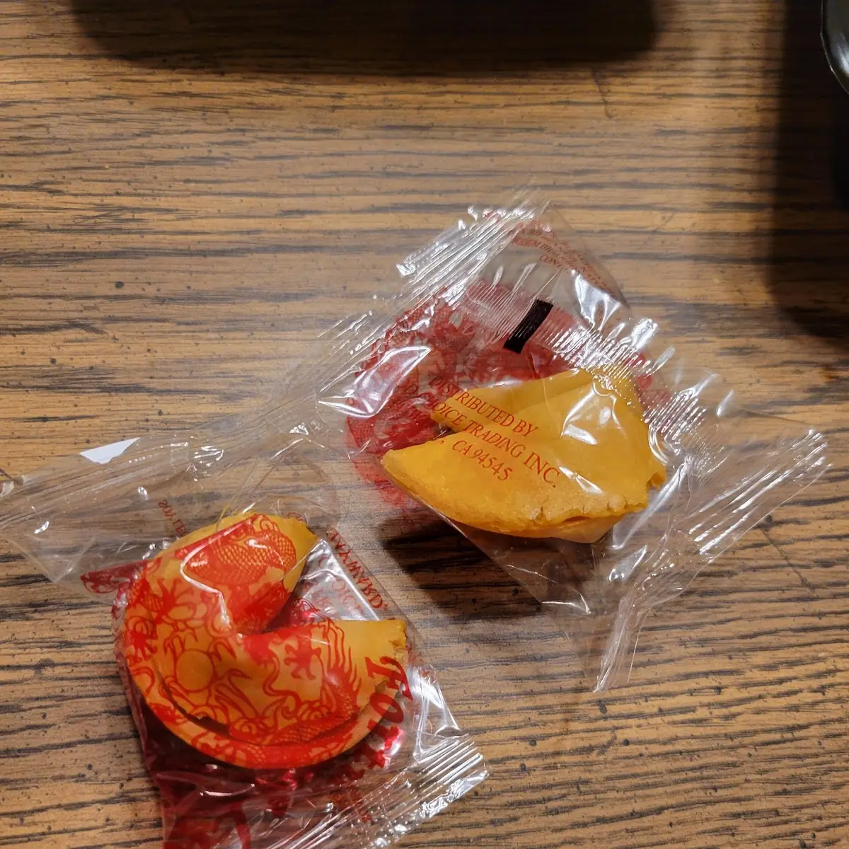 Fortune Cookies Complimentary
