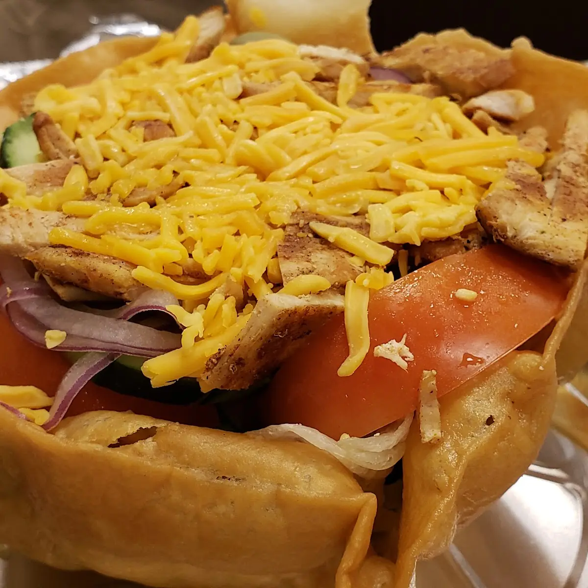 Caribbean Taco Salad