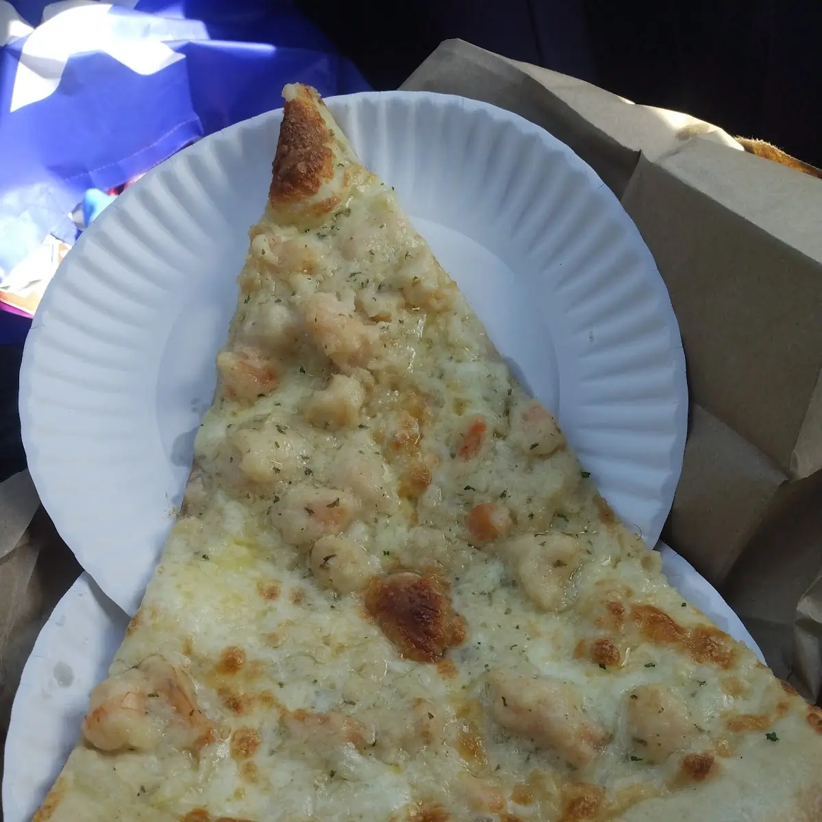 Shrimp Scampi Pizza