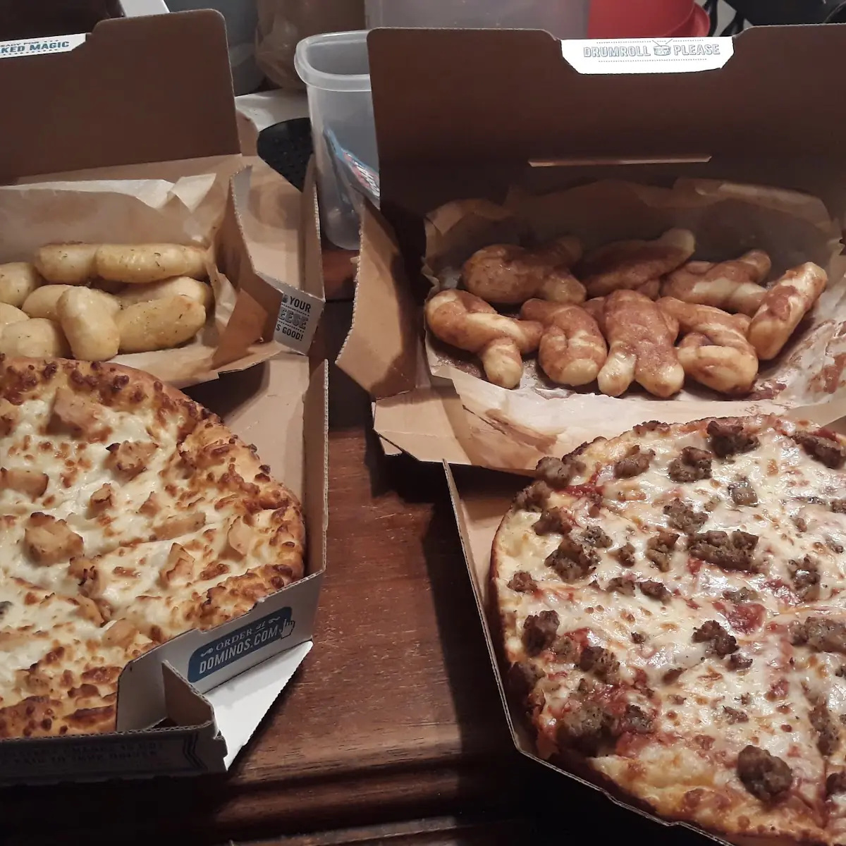 Chicken and Sausage Pizza