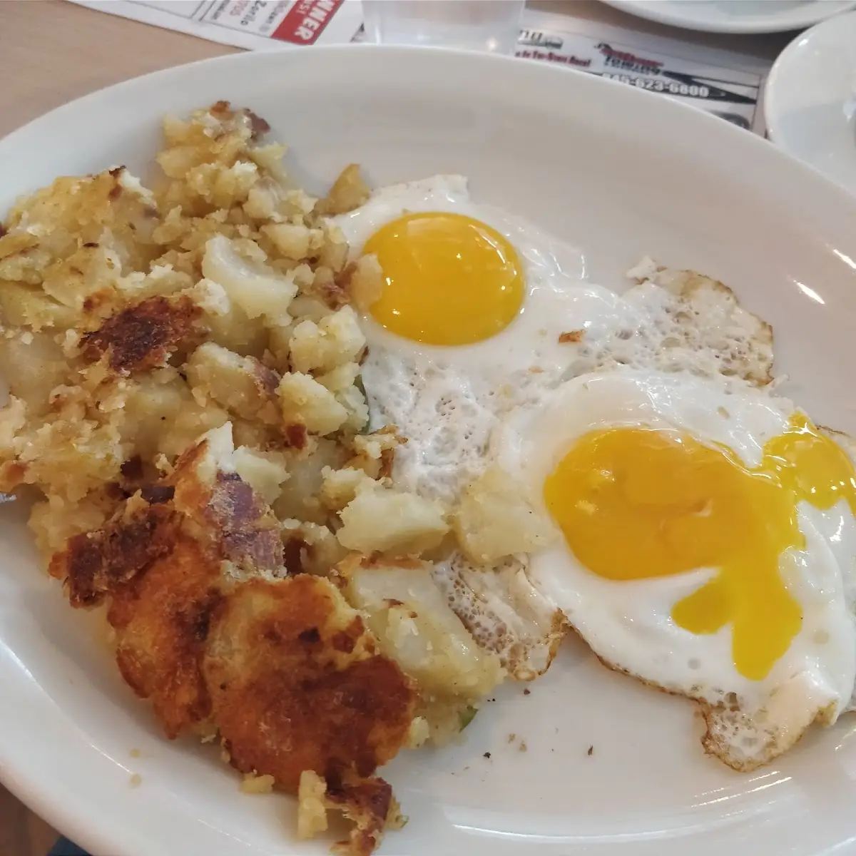 Twin Pork Chops & Two Eggs