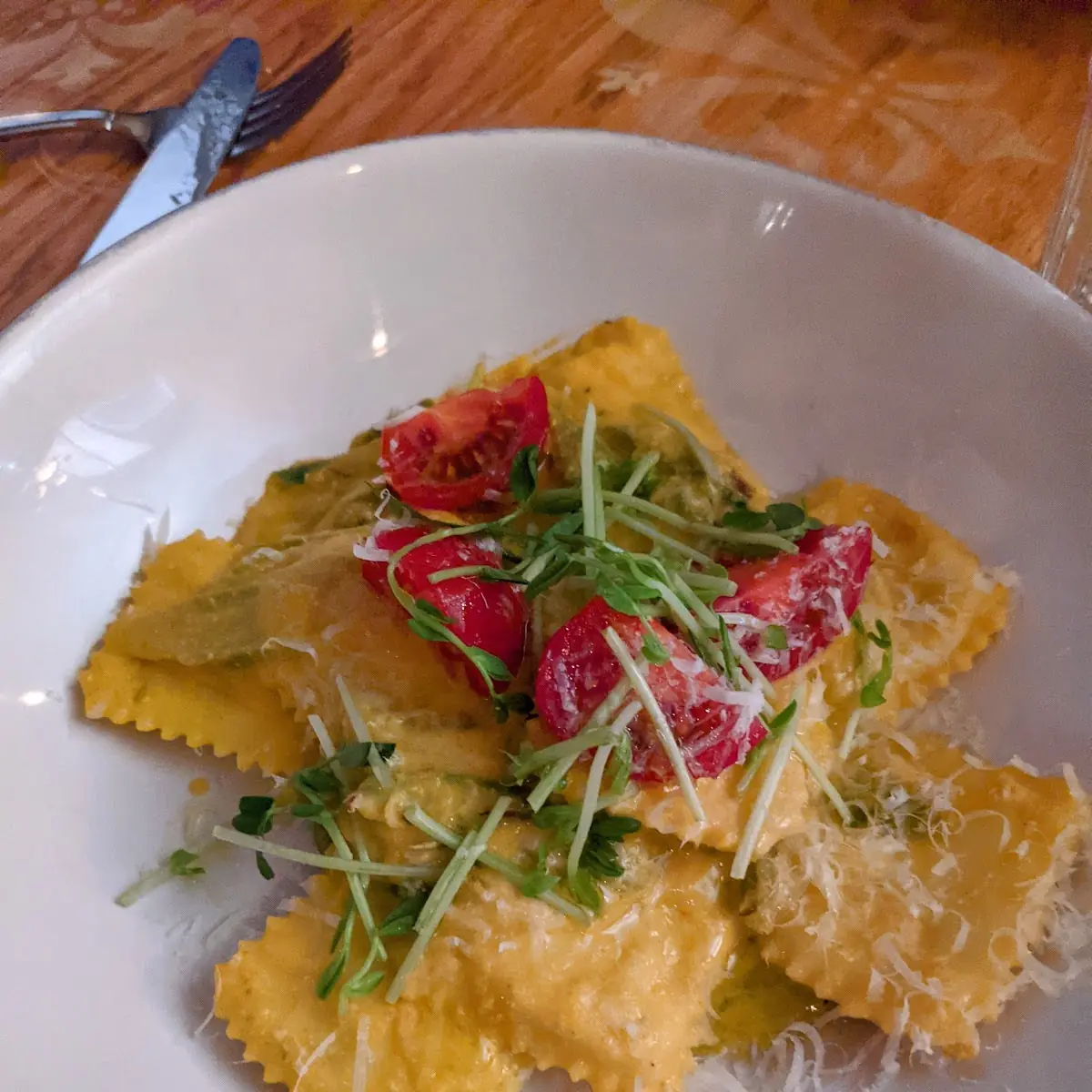 Ravioli Di Funghi Misti