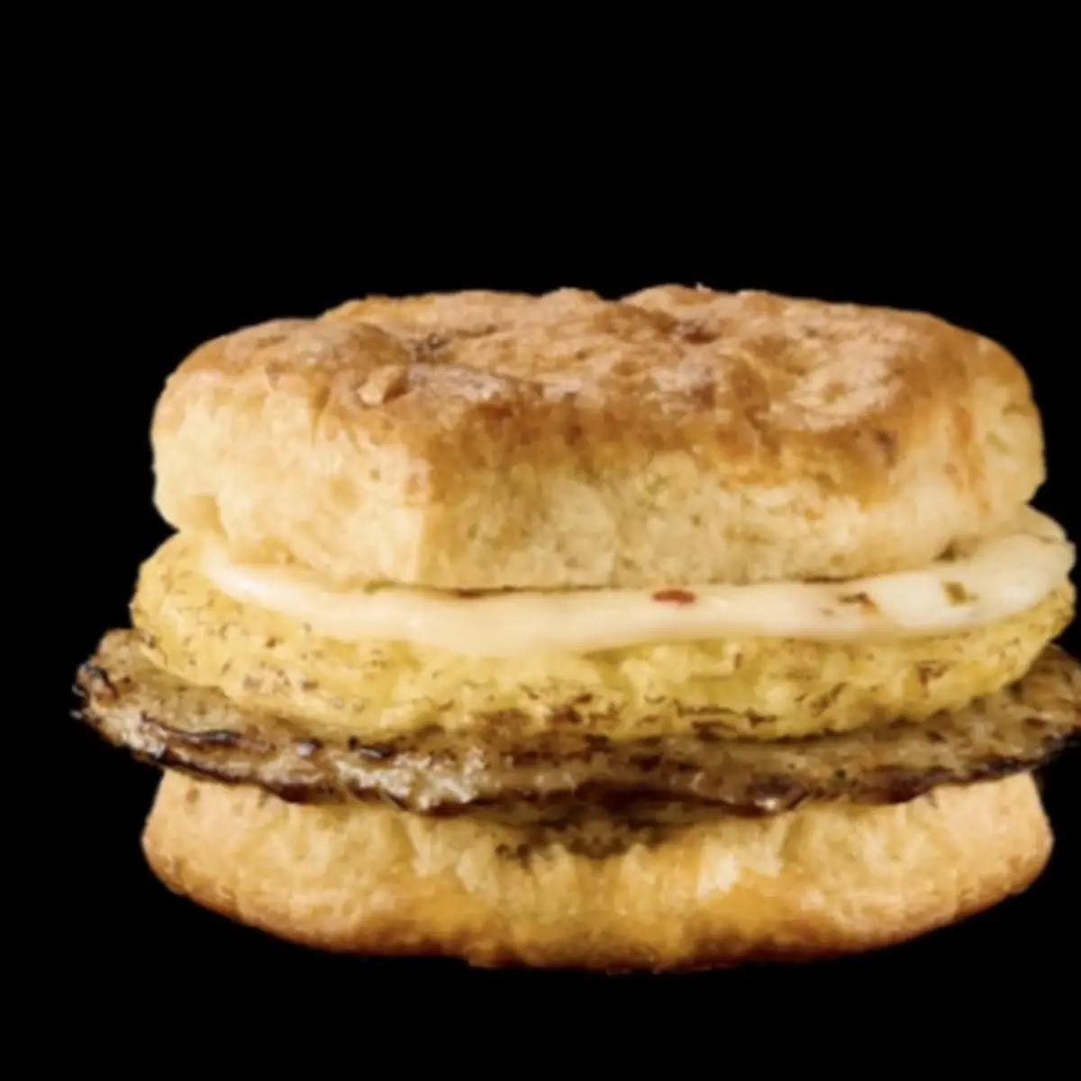 Hot Honey Sausage Biscuit