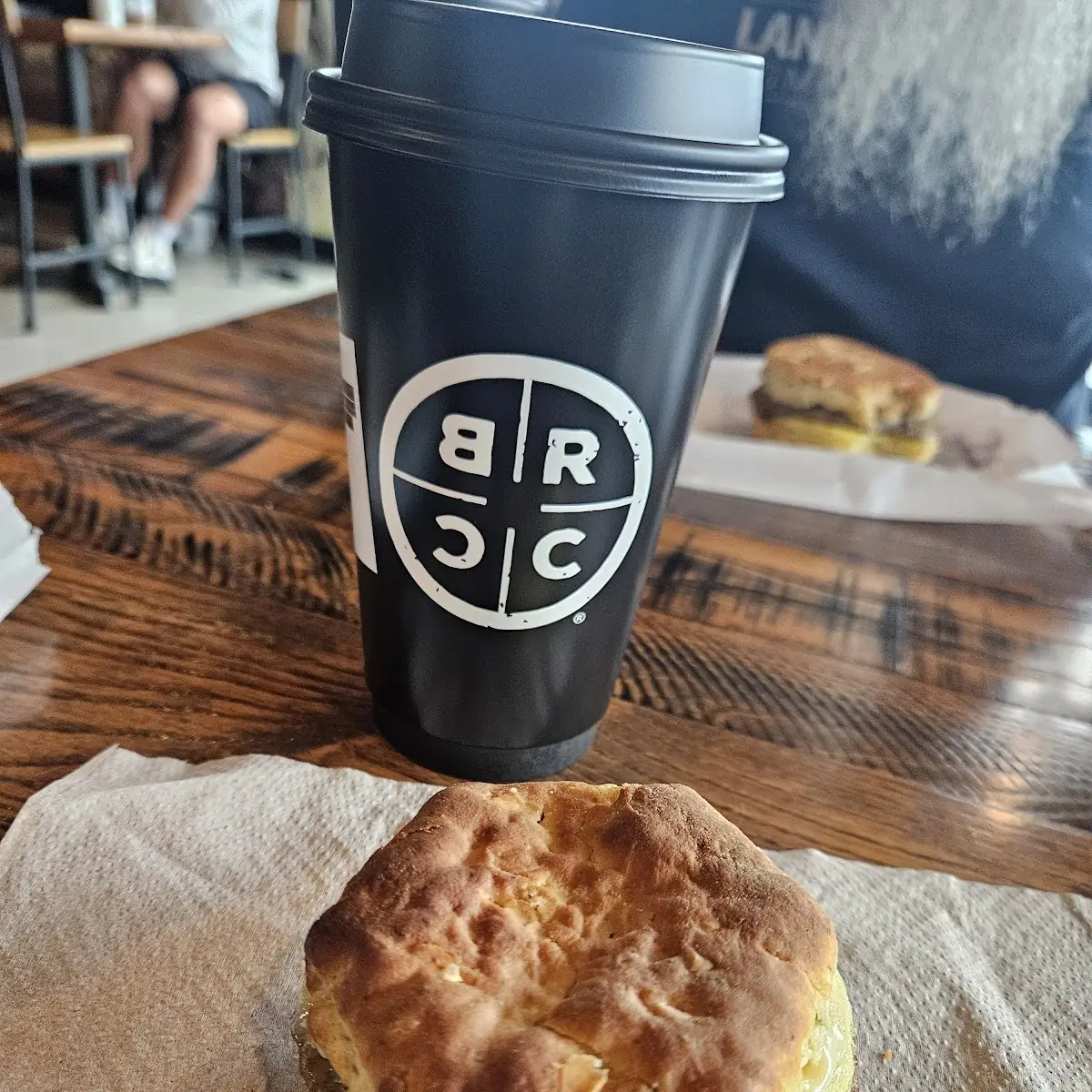 Spicy Sausage & Egg on Jalapeño Biscuit