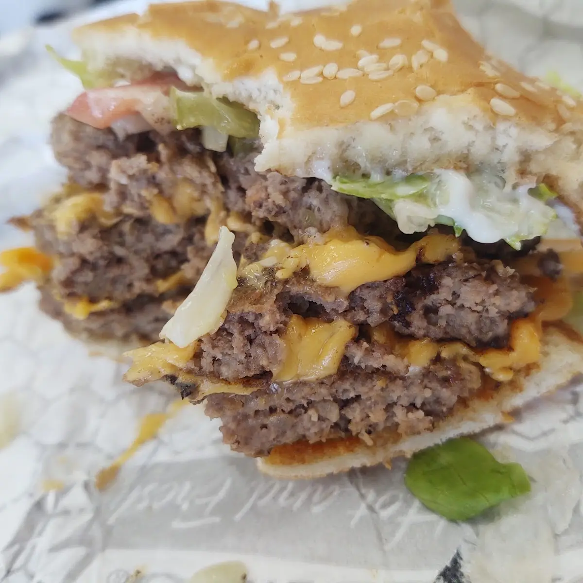 Triple Cheeseburger