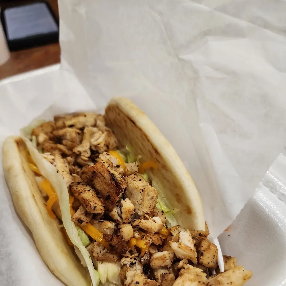 Grilled Chicken Pita