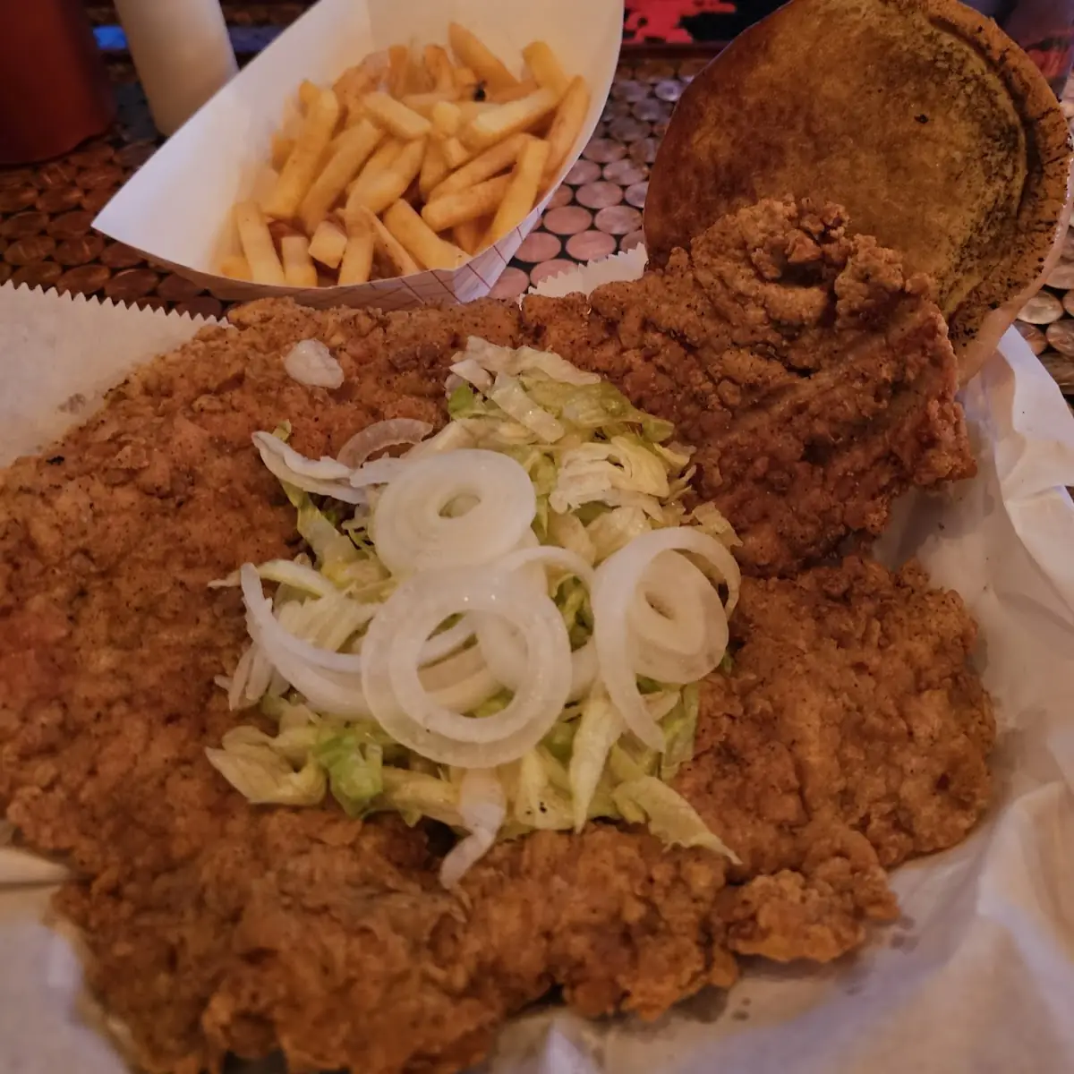 Grilled Pork Tenderloin with Fries