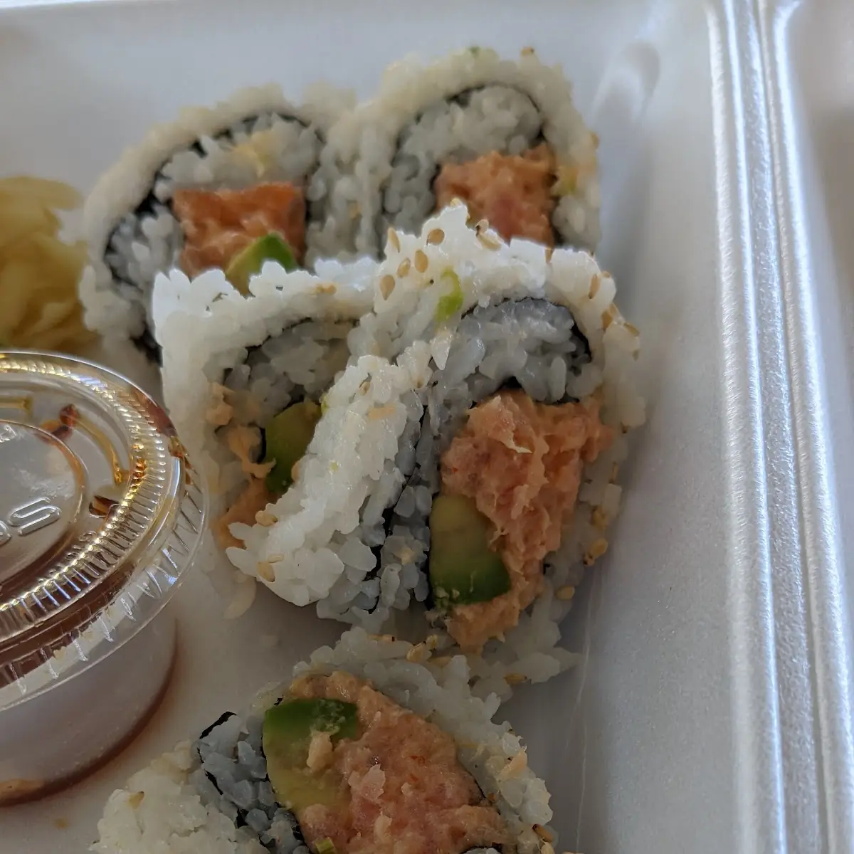Salmon and Avocado Sushi Rolls