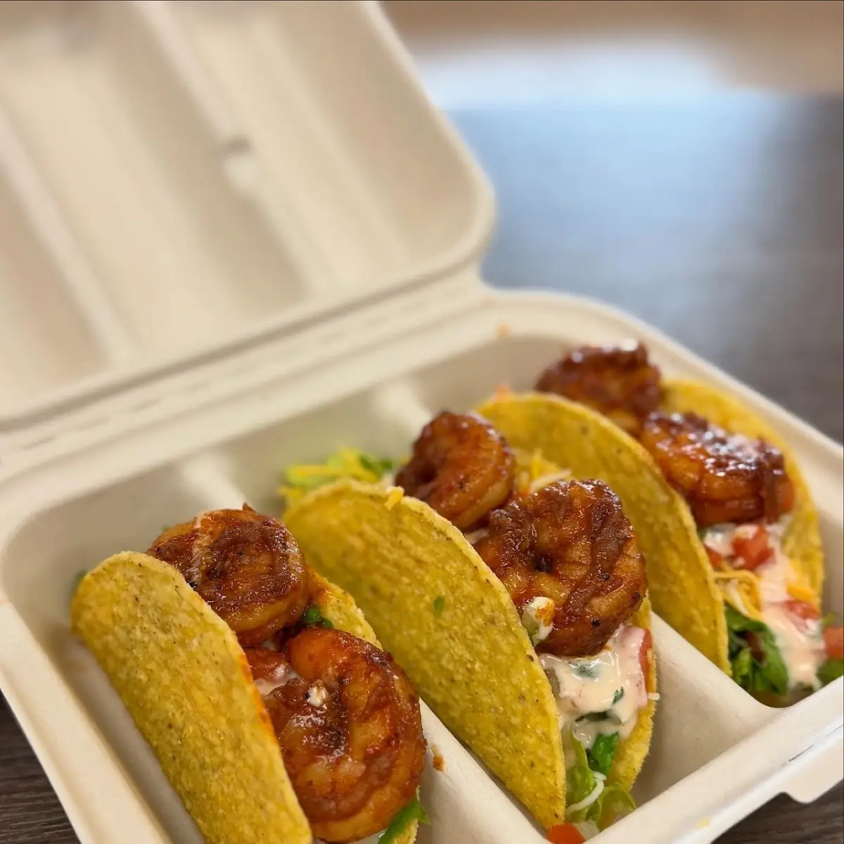 Jumbo Cajun Shrimp Tacos