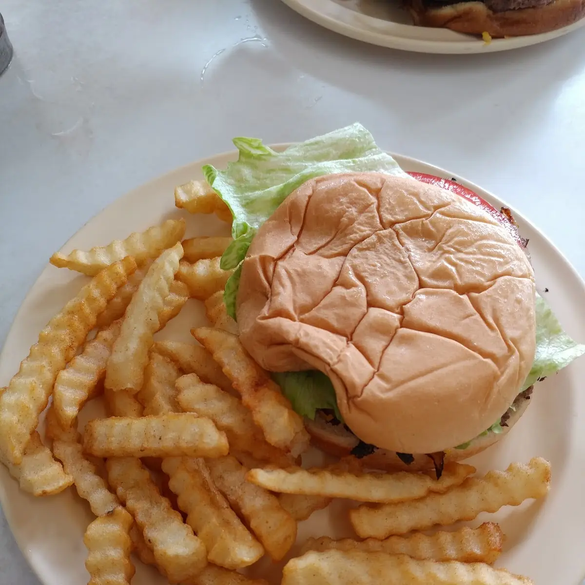 Double Cheeseburger and Fries