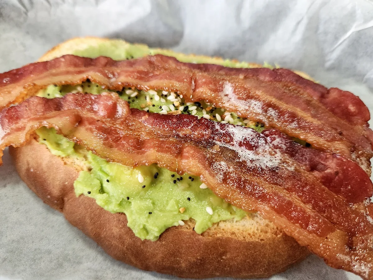 Avocado Toast with Bacon