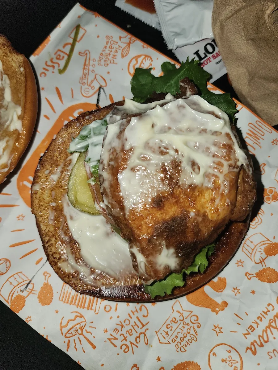 Blackened Chicken Sandwich, Popeyes Louisiana Kitchen