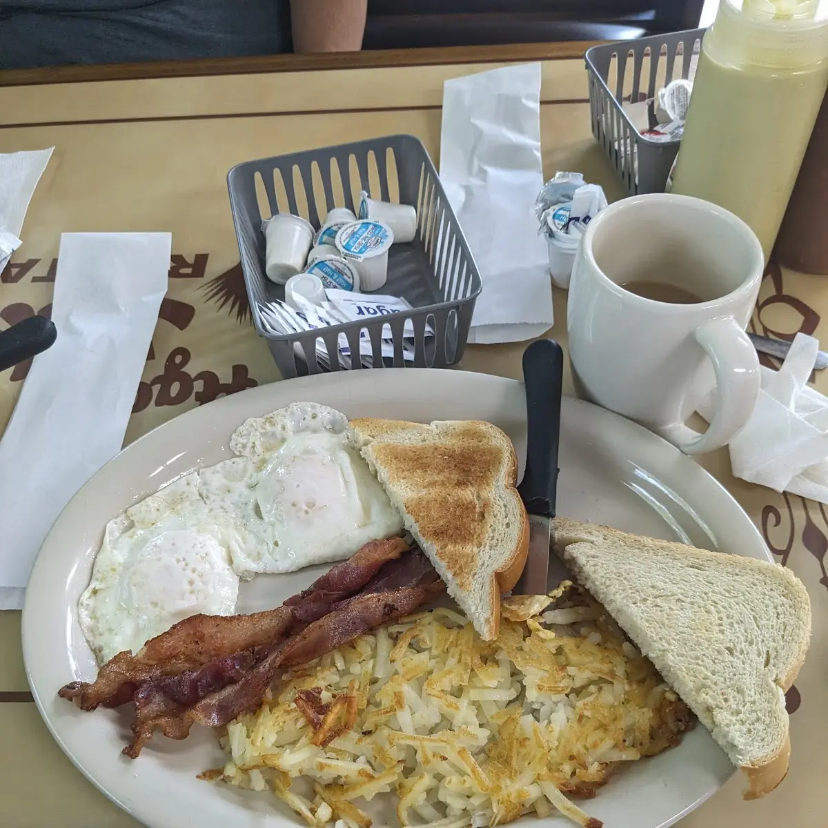 Eggs Hash Browns Bacon