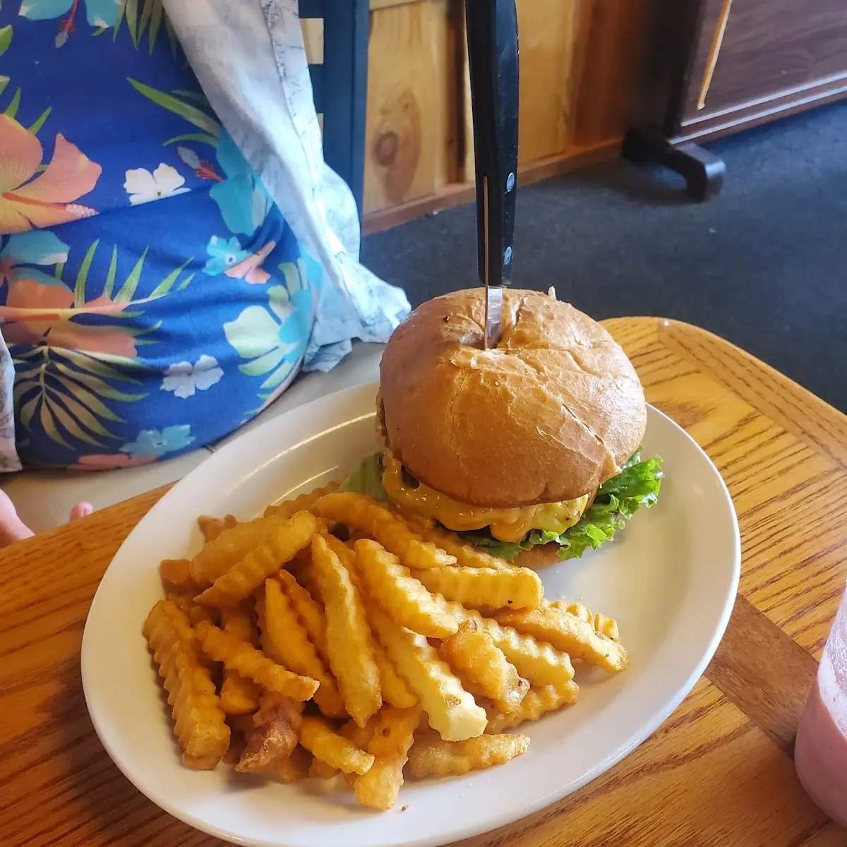 Double Cheeseburger with Fries