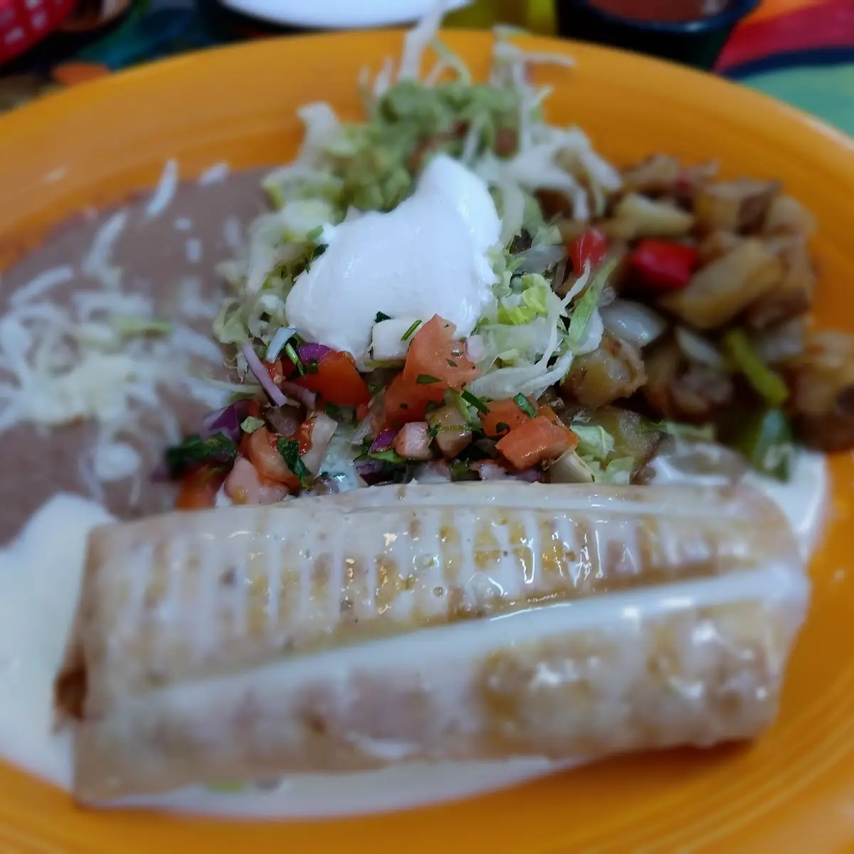 Grilled Chicken Chimichanga