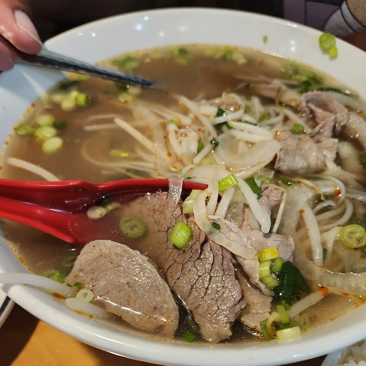 Beef Pho with Bean Sprouts