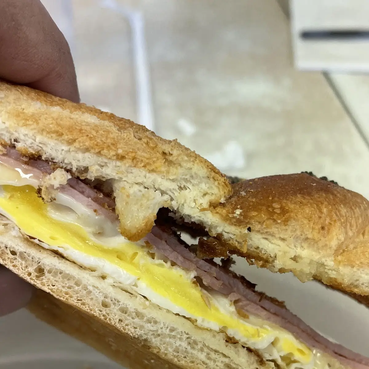 Ham Egg and Cheese