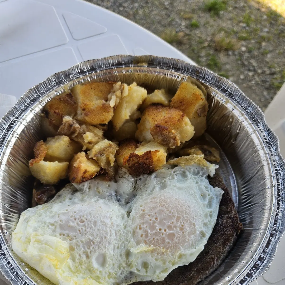 N.Y. Strip Steak + Eggs