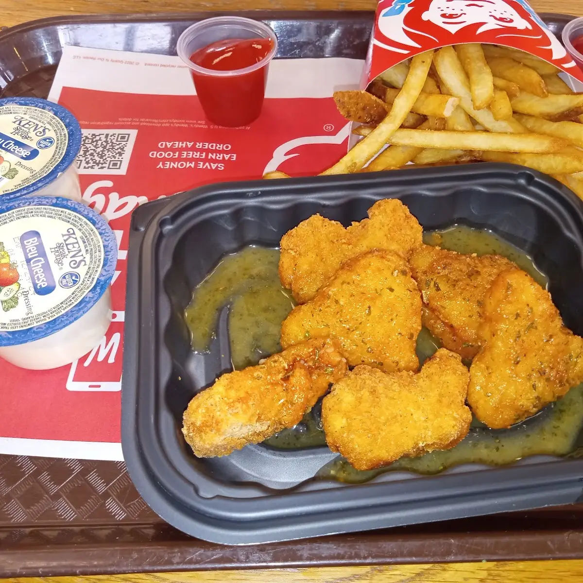Garlic Parmesan Chicken Nuggets Meal