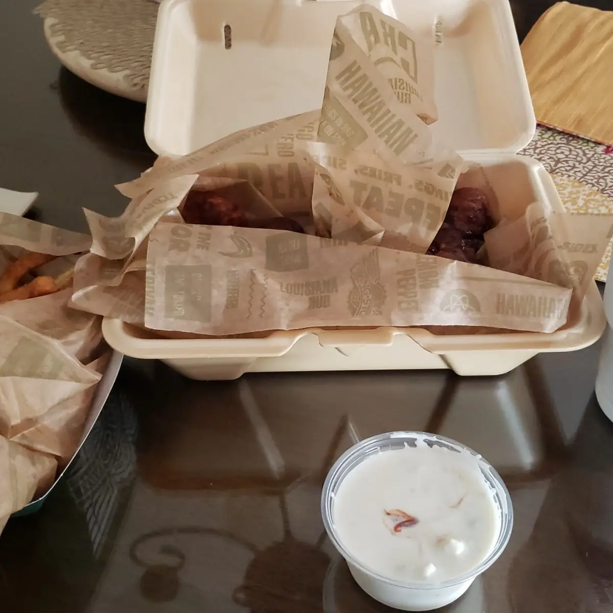 Buffalo Wings and Fries