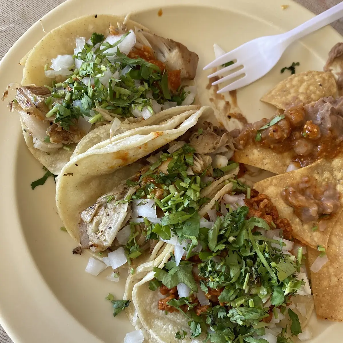 Meat Soft Taco Combo Plate