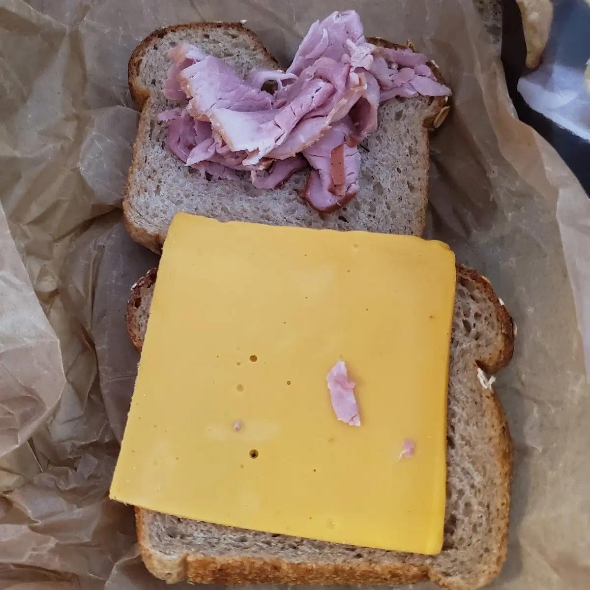 Ham and Cheese Sandwich