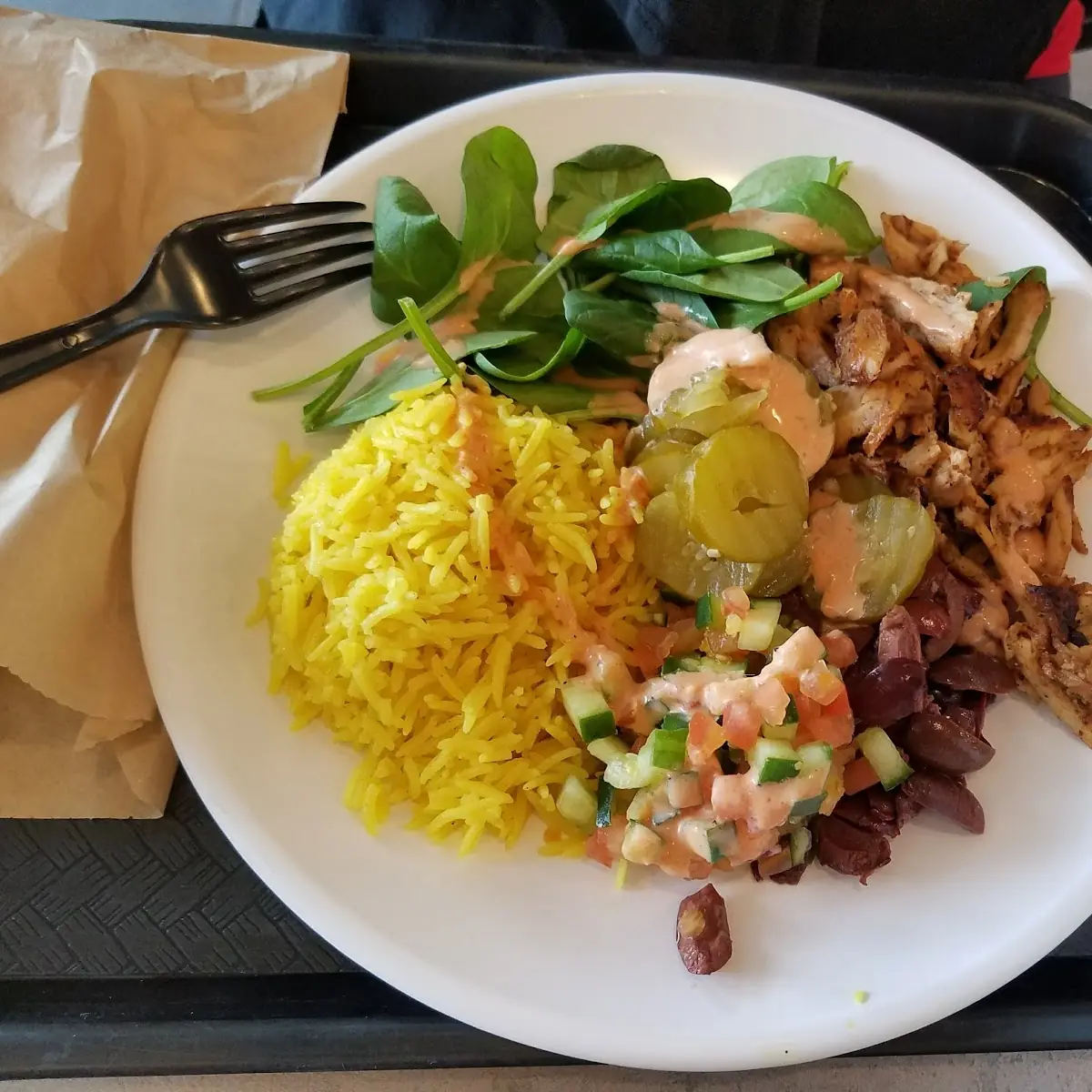 Chicken Shawarma Plate