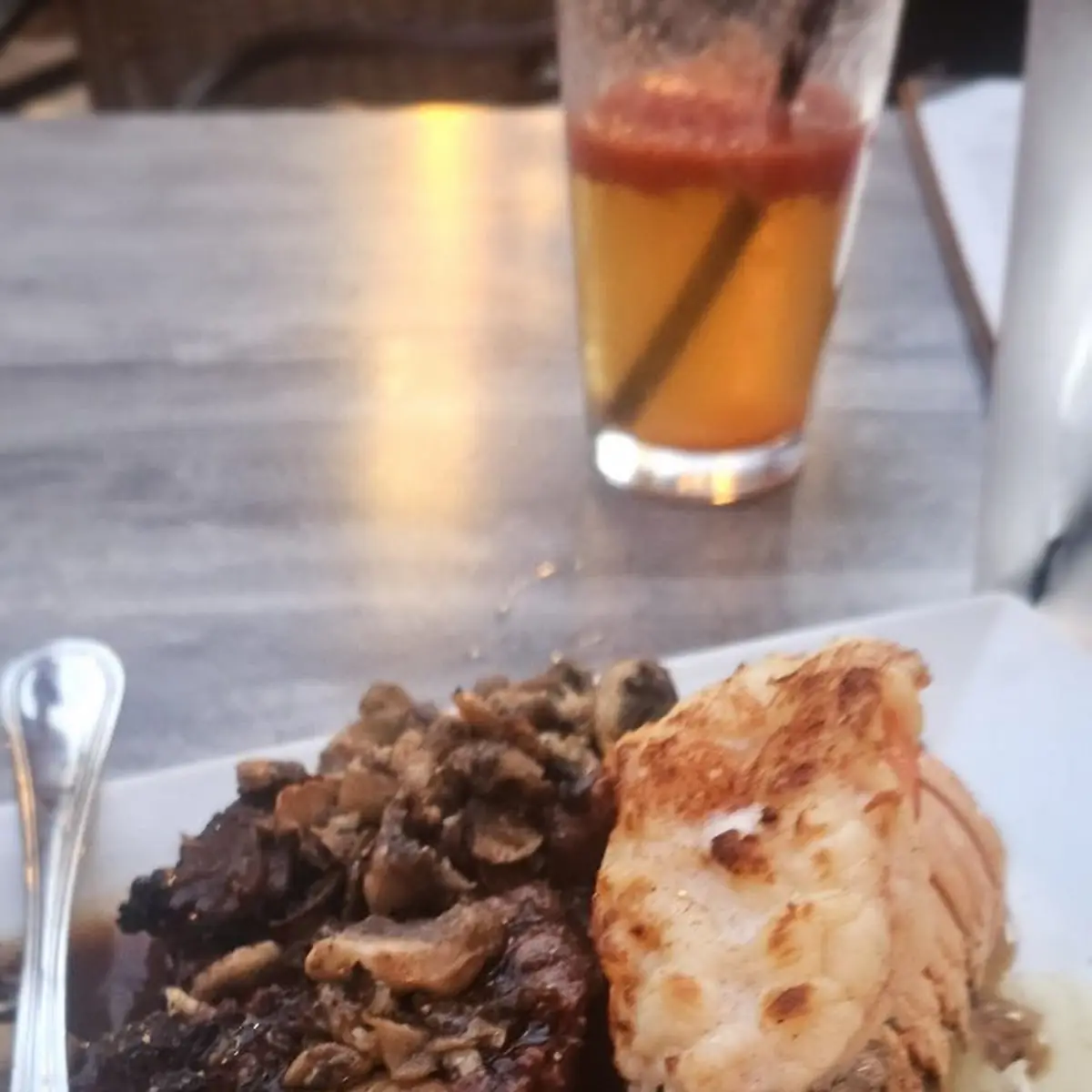 Steak and Lobster Tail