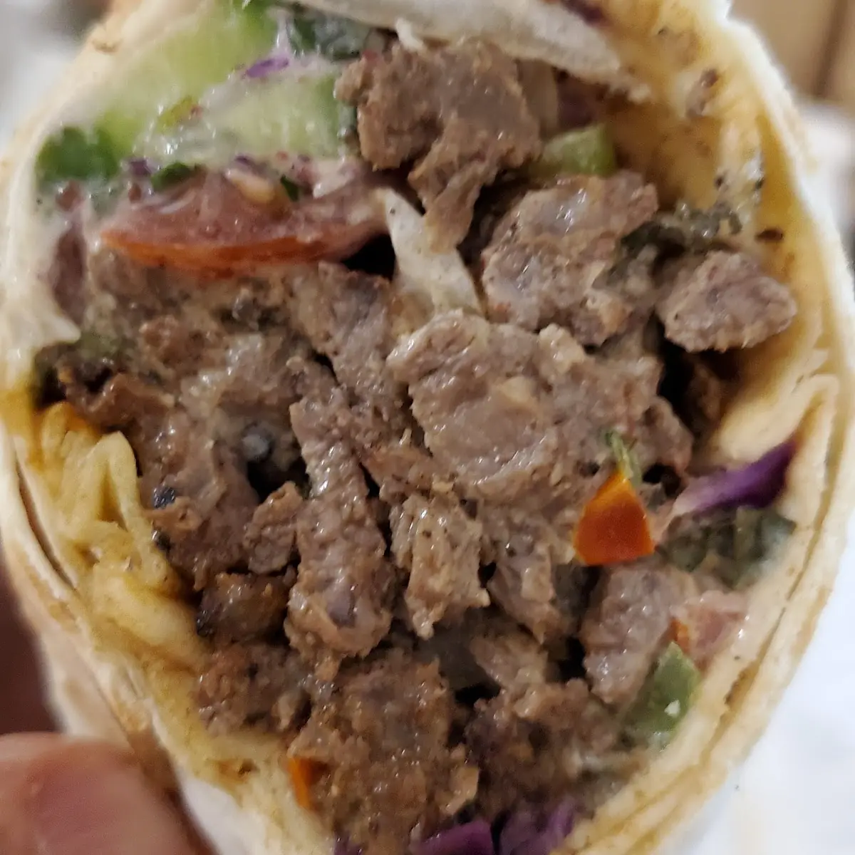 Beef Shawarma Wrap