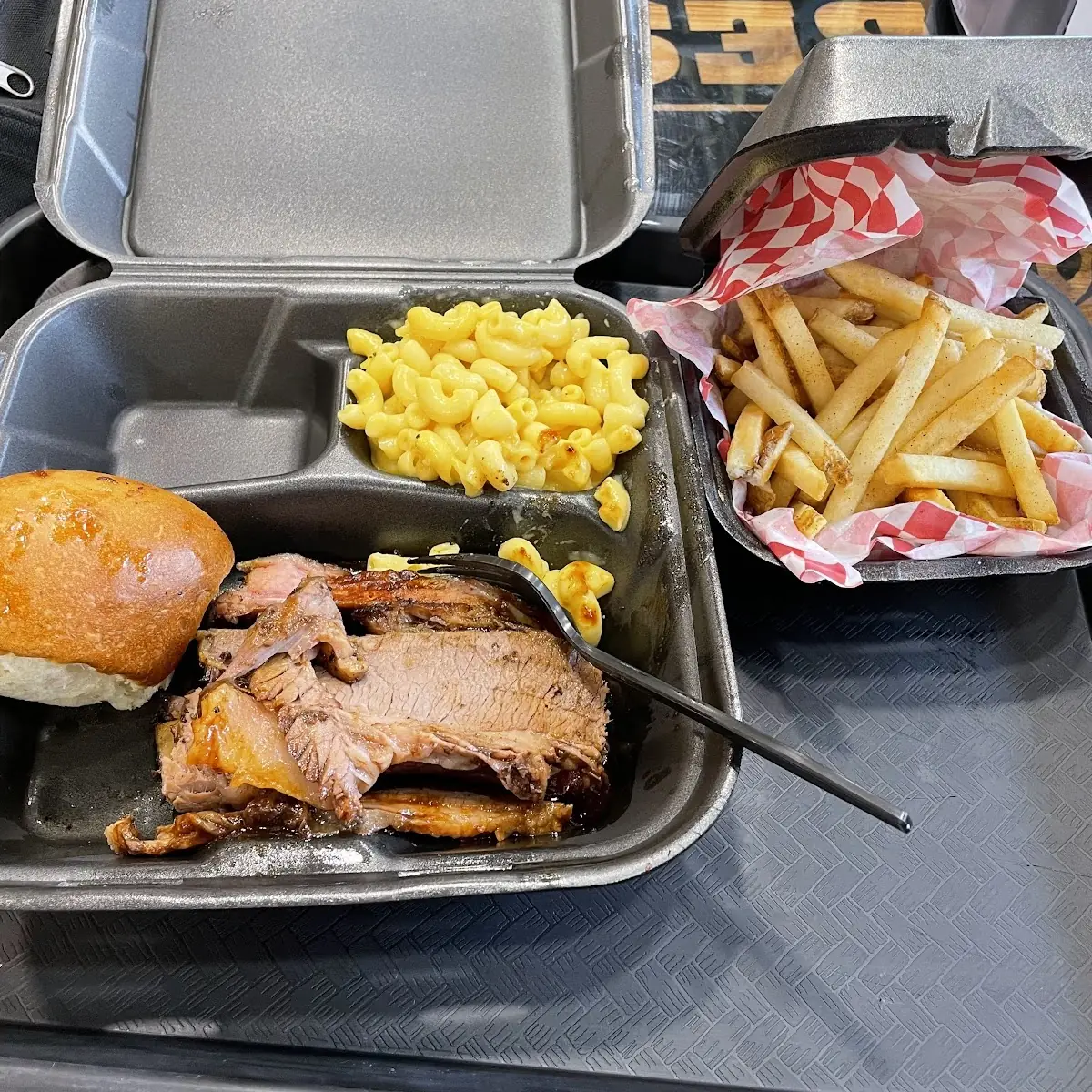 Smoked Brisket with Side Dishes